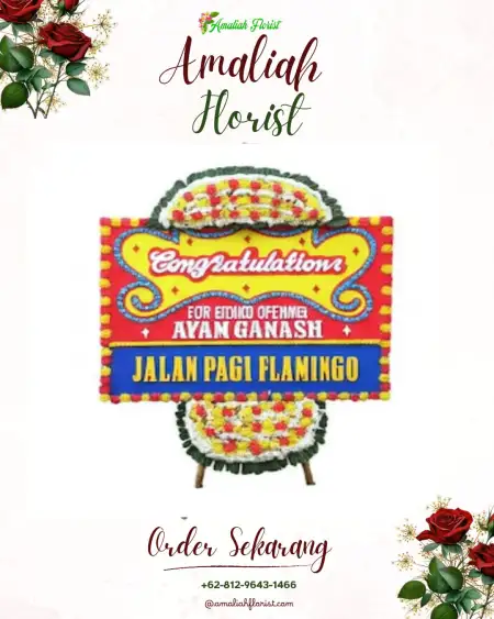 Sewa Papan Bunga Keramasan